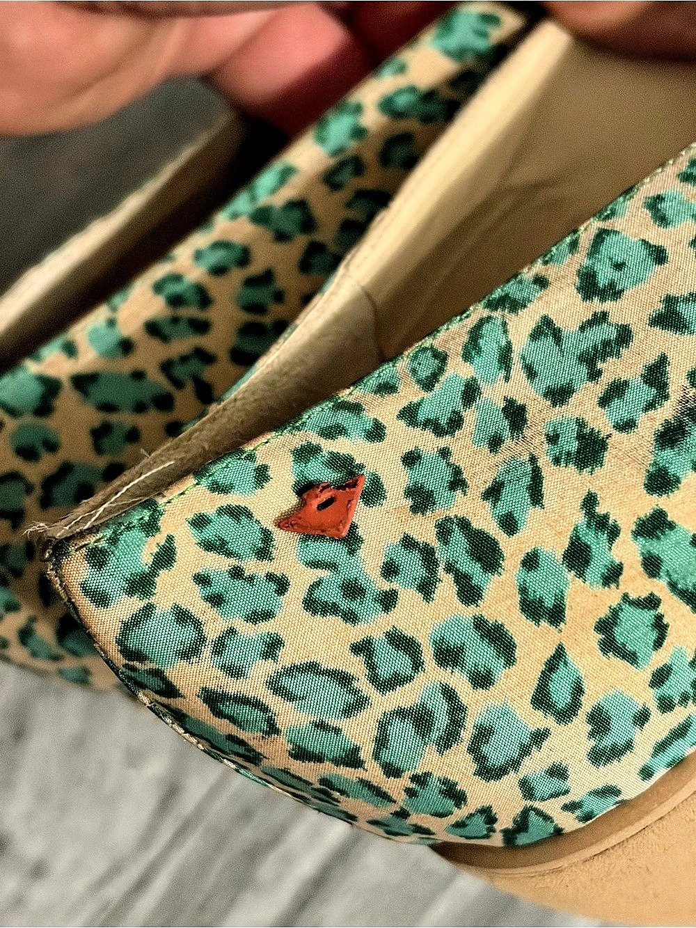 Bottega Veneta Leopard Print Loafers Green & Tan US 8.5 - Picture 7 of 7
